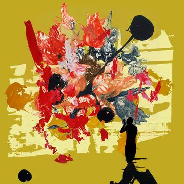 Original Conceptual Abstract Mixed Media by Luise Eru