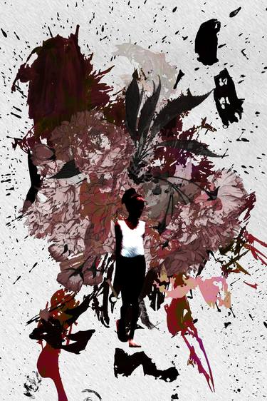 Original Conceptual Abstract Mixed Media by Luise Eru