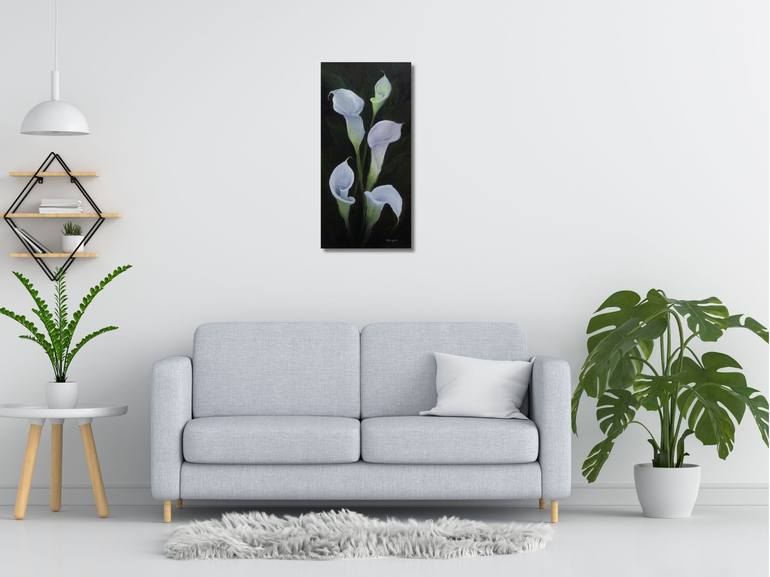 Original Floral Painting by Hillary Bergeron