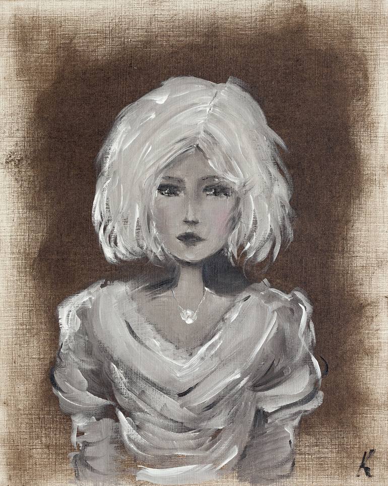 Ghost Girl Painting By Katja De Bruijn Saatchi Art