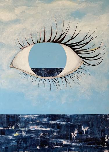 Original Surrealism Seascape Paintings by Ula Teperek