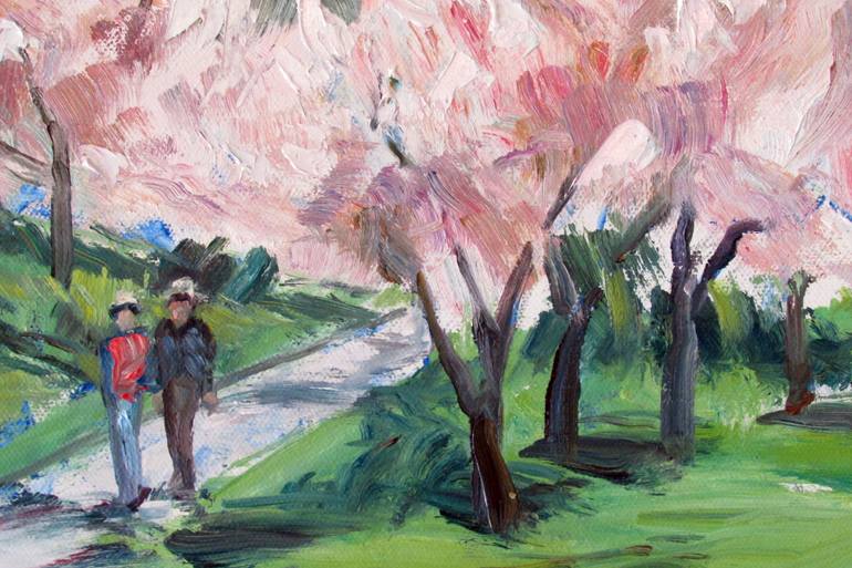 Original Expressionism Landscape Painting by Robert Gerdes