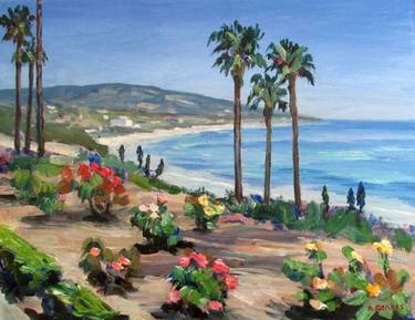 Original Impressionism Beach Paintings by Robert Gerdes