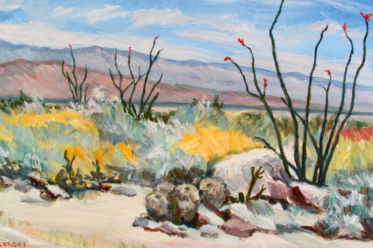 Original Fauvism Landscape Painting by Robert Gerdes