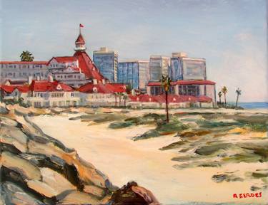 Original Impressionism Architecture Painting by Robert Gerdes