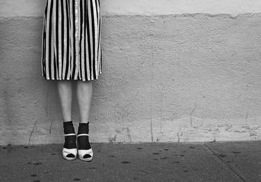 white shoes, black socks - NYC (framed) thumb