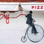 I Love NY Pizza by Joseph Cela