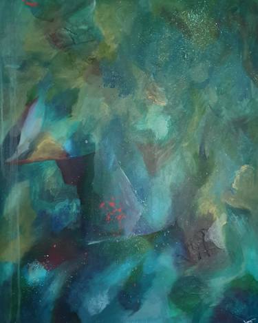 Original Abstract Painting by Hasan Bagcih