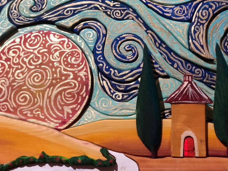 Original Modernism Landscape Sculpture by Salvatore Ferrante