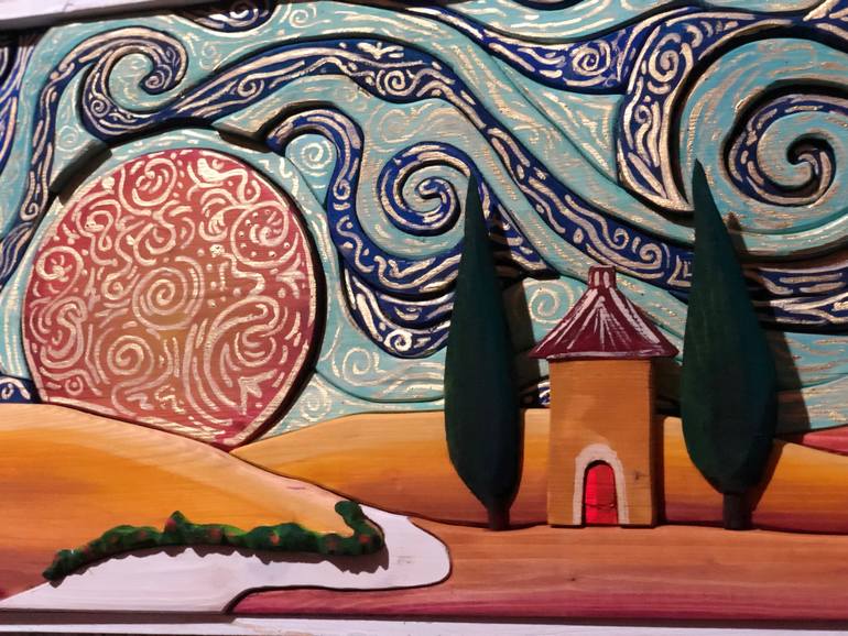 Original Modernism Landscape Sculpture by Salvatore Ferrante