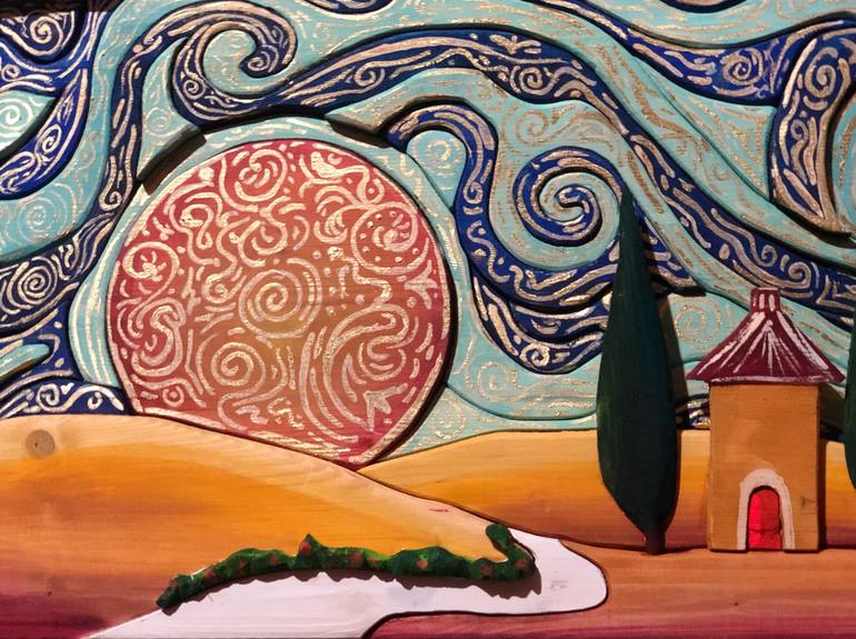 Original Modernism Landscape Sculpture by Salvatore Ferrante