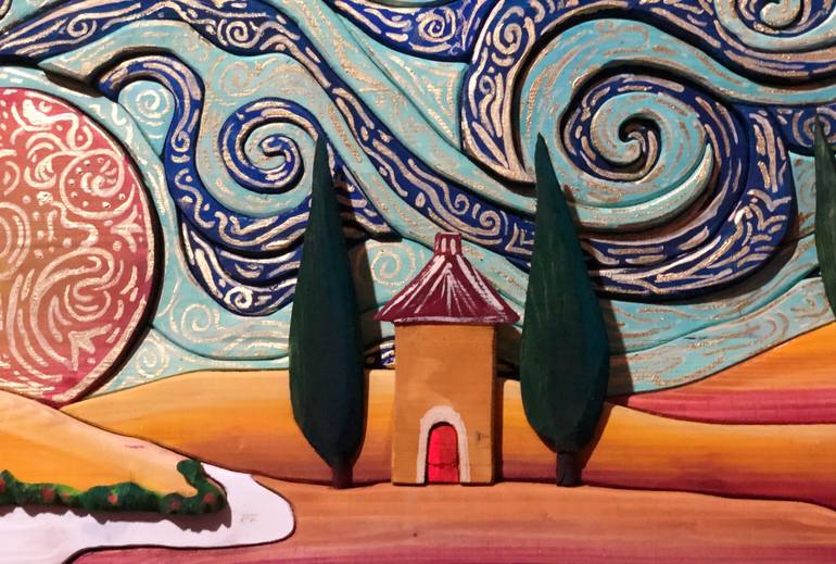 Original Modernism Landscape Sculpture by Salvatore Ferrante