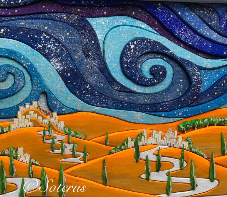 Original Modernism Landscape Sculpture by Salvatore Ferrante