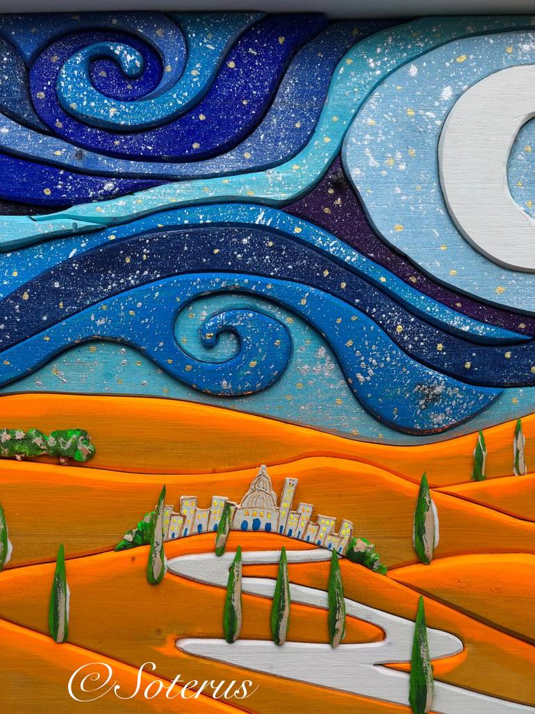 Original Modernism Landscape Sculpture by Salvatore Ferrante