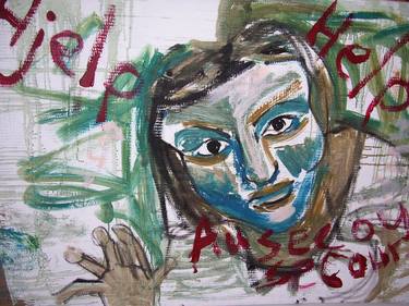 Print of Abstract Expressionism People Paintings by Luanne May