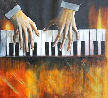 Piano, cascading rhythm thumb