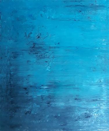 Original Abstract Expressionism Abstract Painting by Viktor Ryzhak