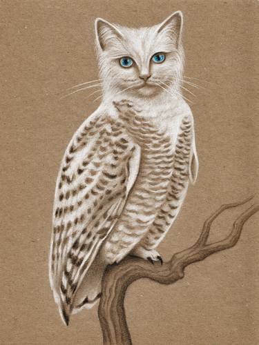 Original Figurative Animal Drawings by Sophia Shuvalova