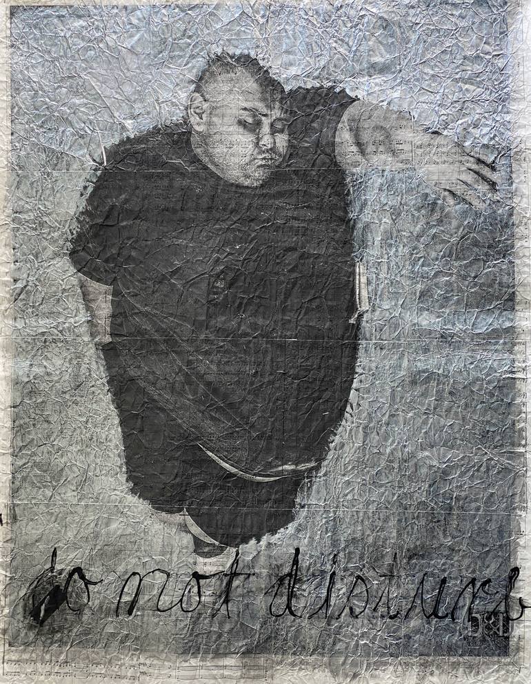 Original Black & White Pop Culture/Celebrity Mixed Media by Dante Korda