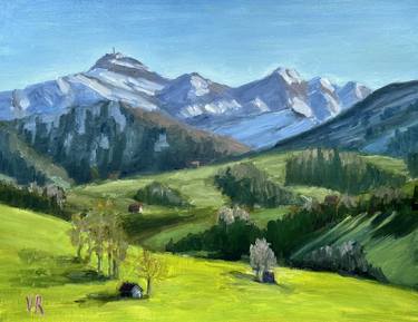 Original Impressionism Landscape Paintings by Victoria Rechsteiner