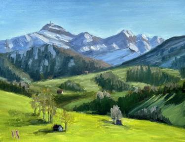 Appenzeller nature plein air oil painting thumb