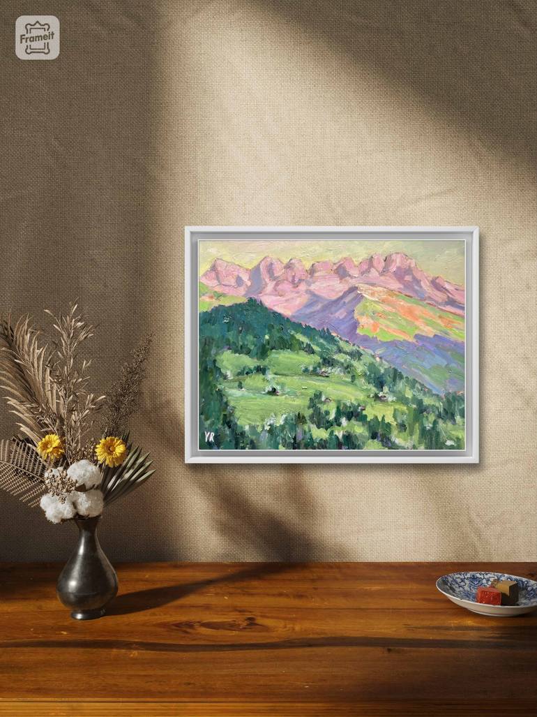 Original Impressionism Landscape Painting by Victoria Rechsteiner