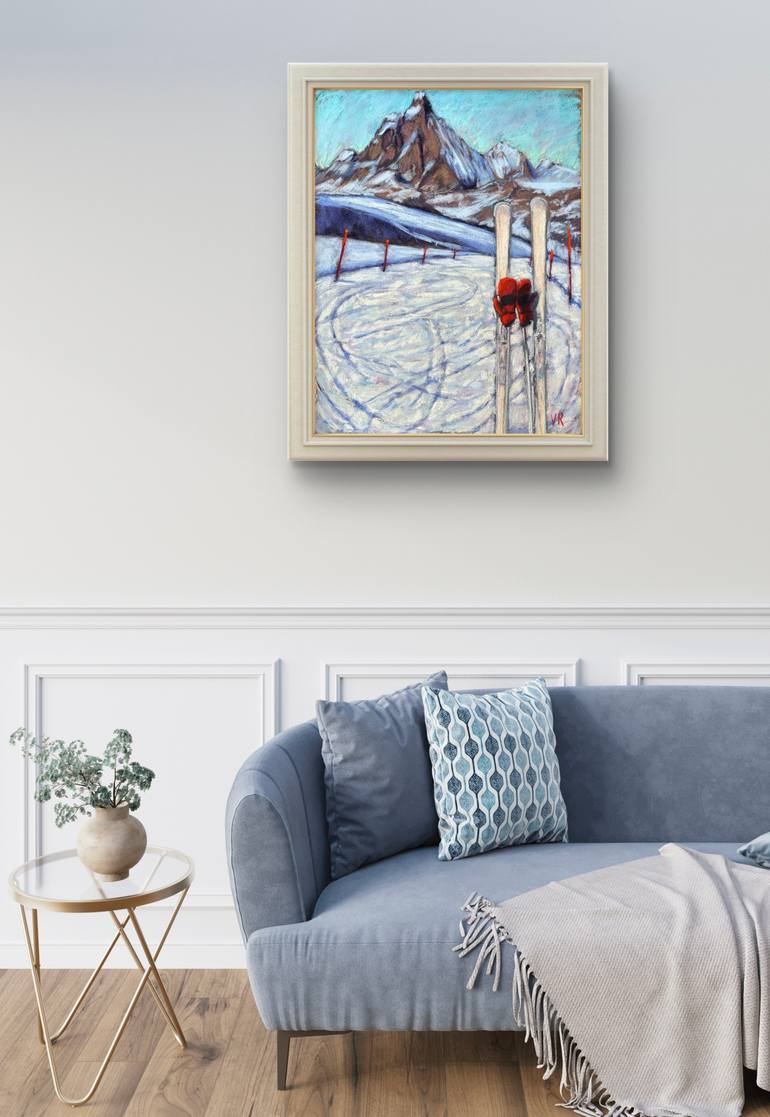 Original Expressionism Landscape Painting by Victoria Rechsteiner