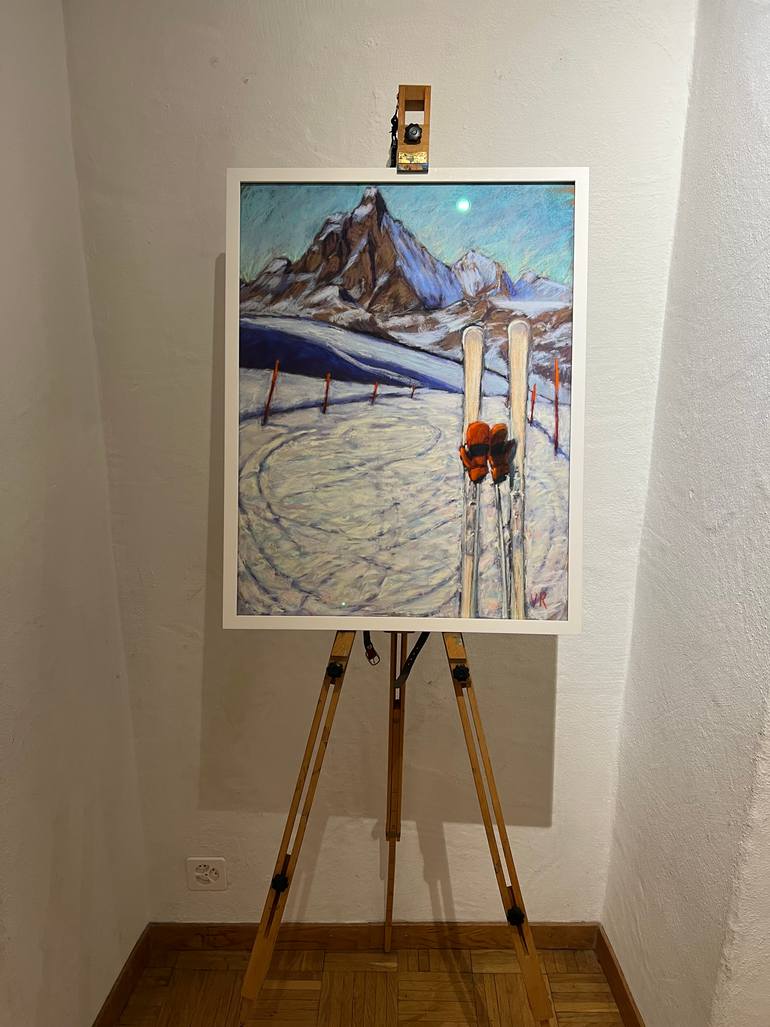 Original Expressionism Landscape Painting by Victoria Rechsteiner