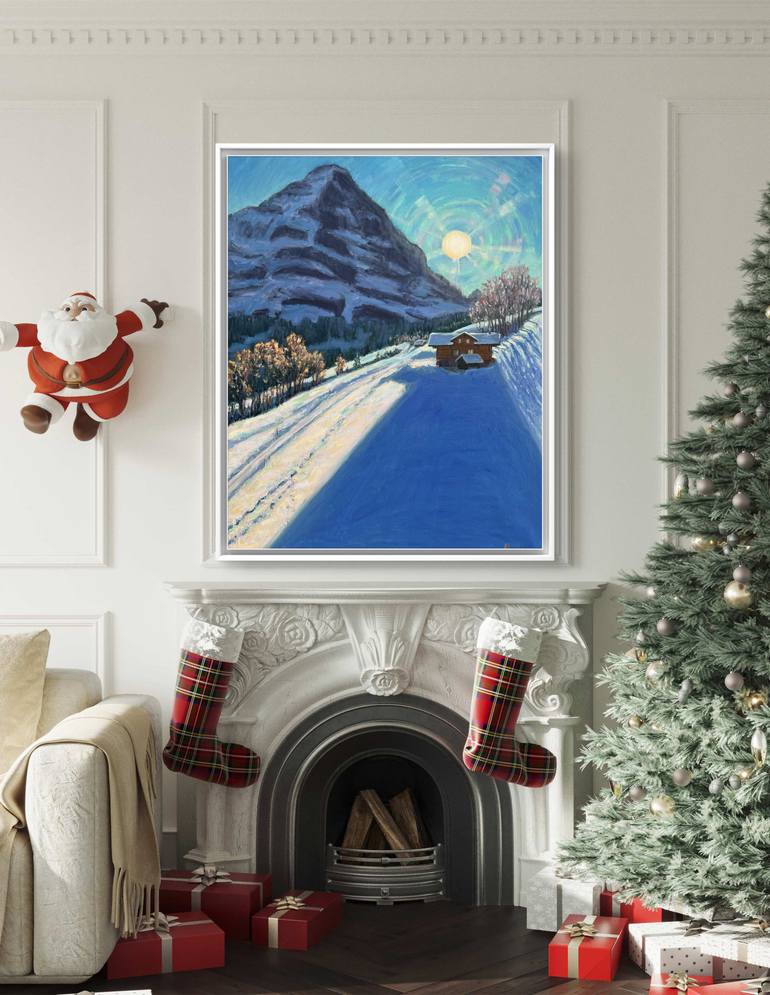 Original Expressionism Landscape Painting by Victoria Rechsteiner