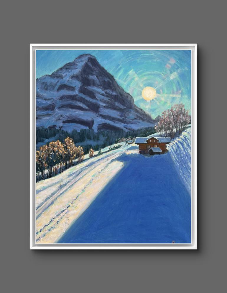 Original Expressionism Landscape Painting by Victoria Rechsteiner