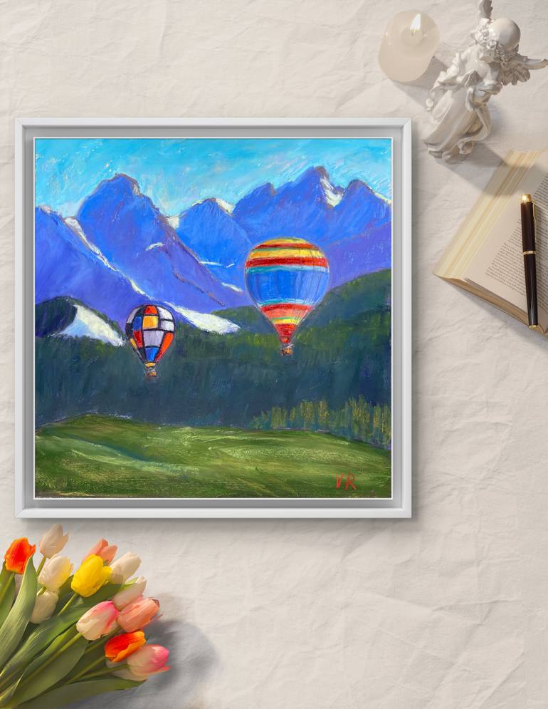 Original Expressionism Landscape Painting by Victoria Rechsteiner