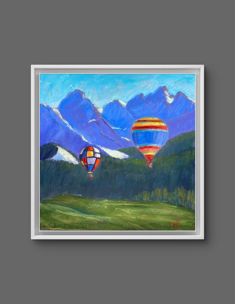 Original Expressionism Landscape Painting by Victoria Rechsteiner