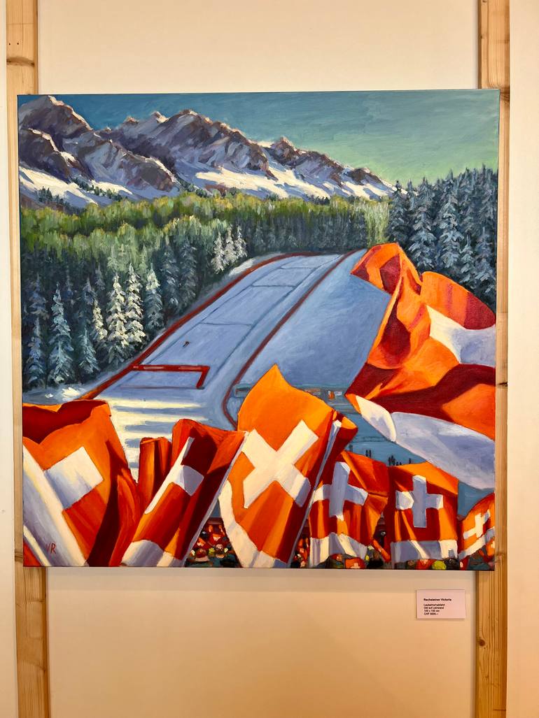 Original Realism Sports Painting by Victoria Rechsteiner