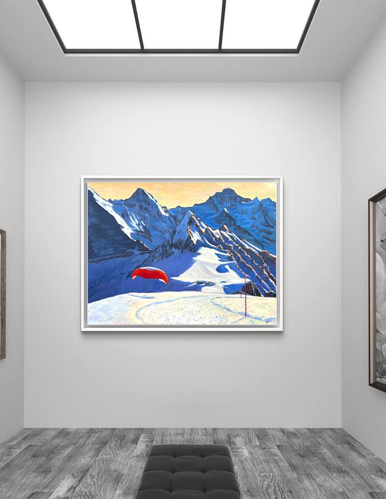 Original Expressionism Landscape Painting by Victoria Rechsteiner