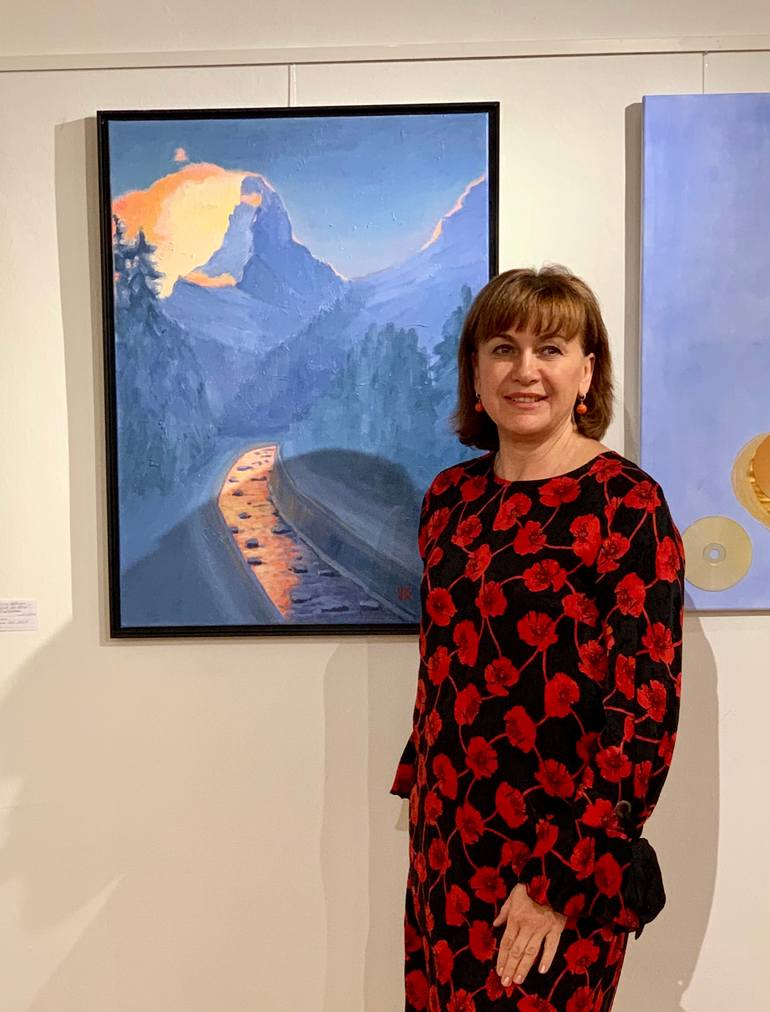 Original Expressionism Nature Painting by Victoria Rechsteiner