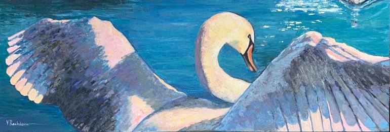 Original Expressionism Nature Paintings by Victoria Rechsteiner
