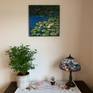 After visiting the unforgettable house and garden of Claude Monet in Giverny, I painted some works. Water lilies, ponds and fish are endless sourse of inspiration for me.
    The artwork is unique and hand-painted in Switzerland and comes directly from the artist's studio.

The paintings is signed and finished with a glossy varnish including the sides.
The artwork come along with a unique Certificate of Authenticity.