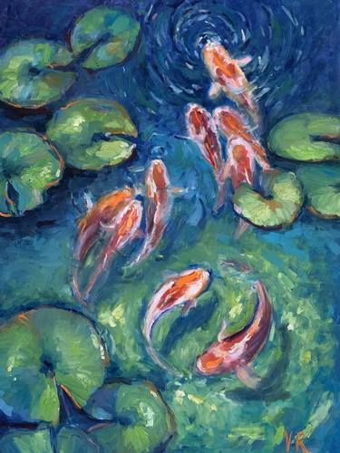 Print of Fish Paintings by Victoria Rechsteiner