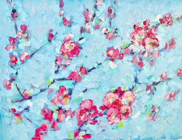 Original Impressionism Floral Paintings by Victoria Rechsteiner