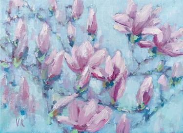 Print of Abstract Floral Paintings by Victoria Rechsteiner