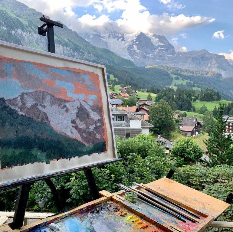 Original Contemporary Landscape Painting by Victoria Rechsteiner