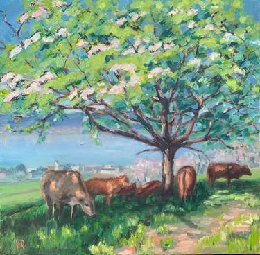 Spring oil painting thumb