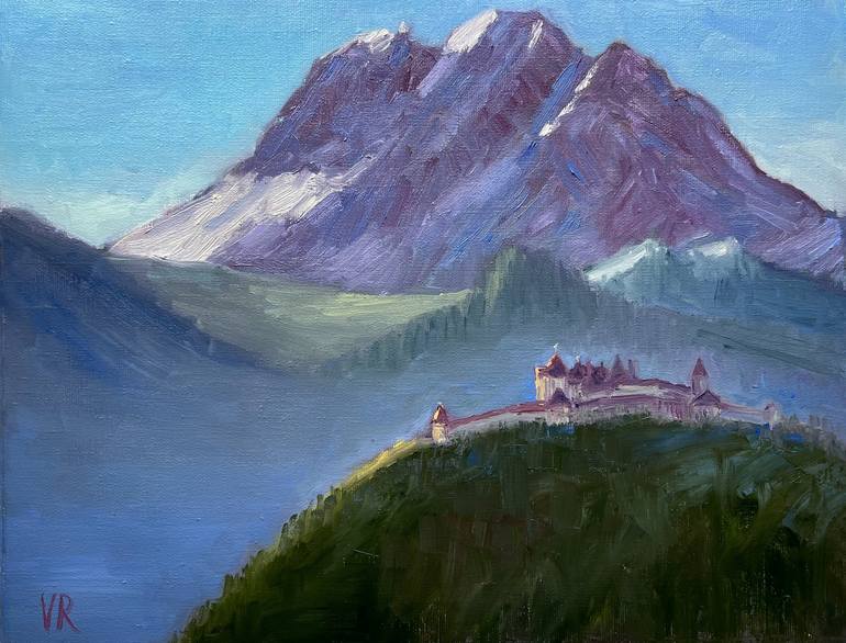 Print of Impressionism Landscape Paintings by Victoria Rechsteiner