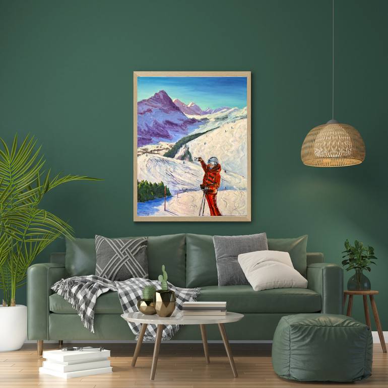 Original Sports Painting by Victoria Rechsteiner