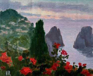 Original Impressionism Landscape Paintings by Victoria Rechsteiner