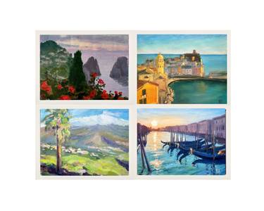 Original Impressionism Landscape Paintings by Victoria Rechsteiner