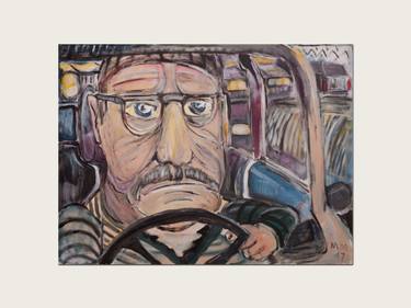 Original Expressionism Car Painting by Michael Mutschler