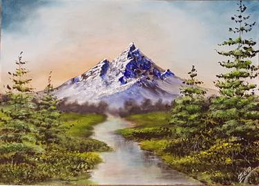Image result for landscape acrylic painting