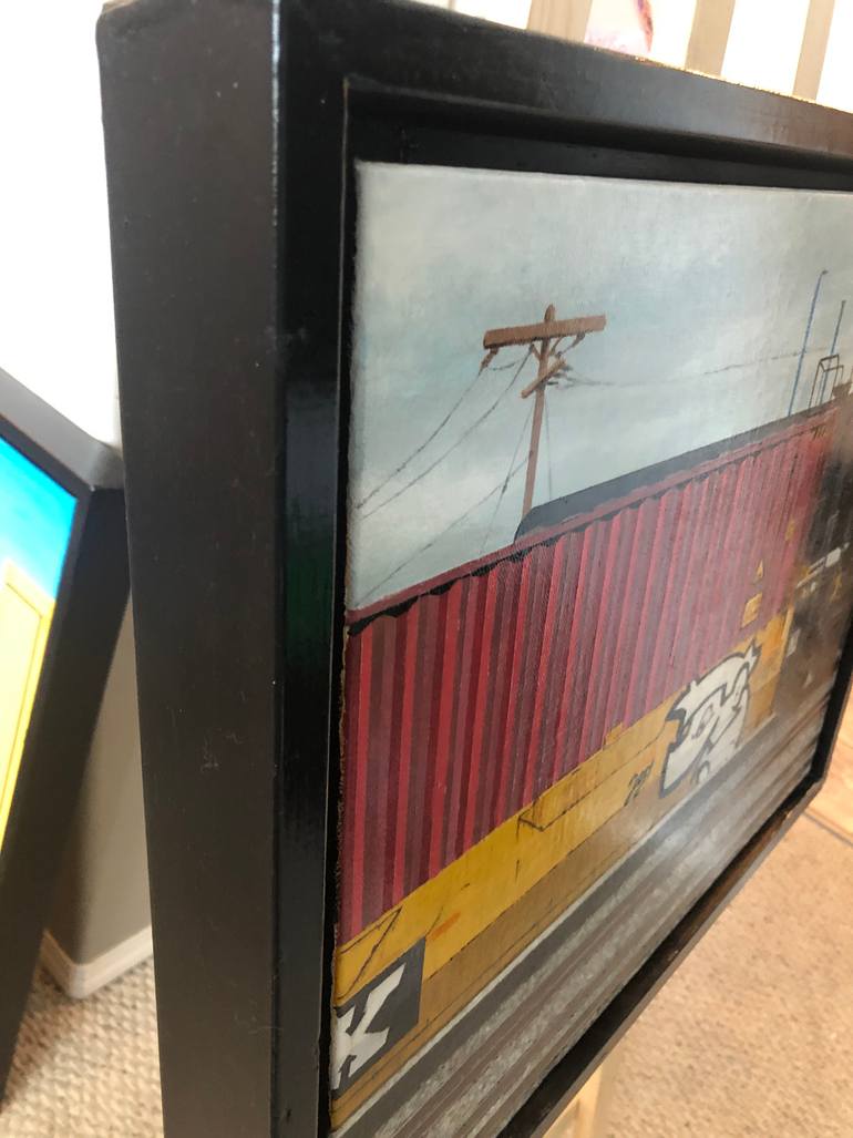 Original Documentary Transportation Painting by Rick Rove