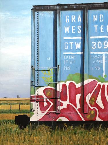 Print of Train Paintings by Rick Rove
